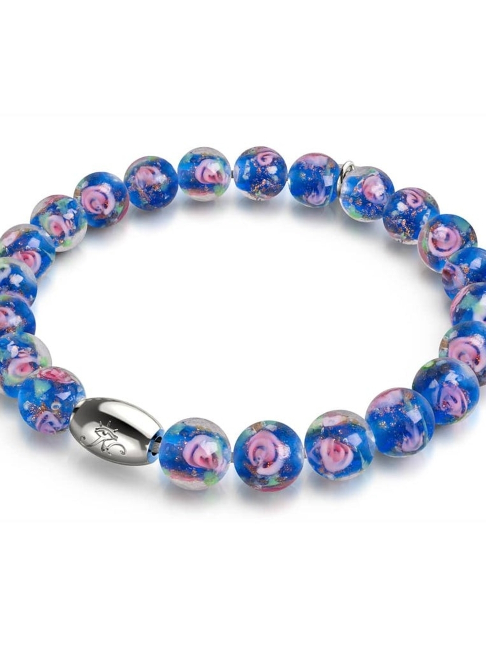 🆕️ NOGU Topaz Garden .925 Sterling Silver Firefly Glass Garden Bracelet